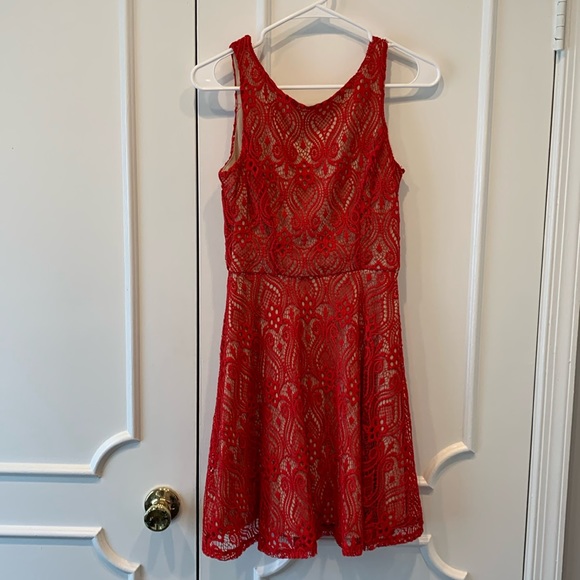 Speechless red dress with zipper back - Picture 1 of 5